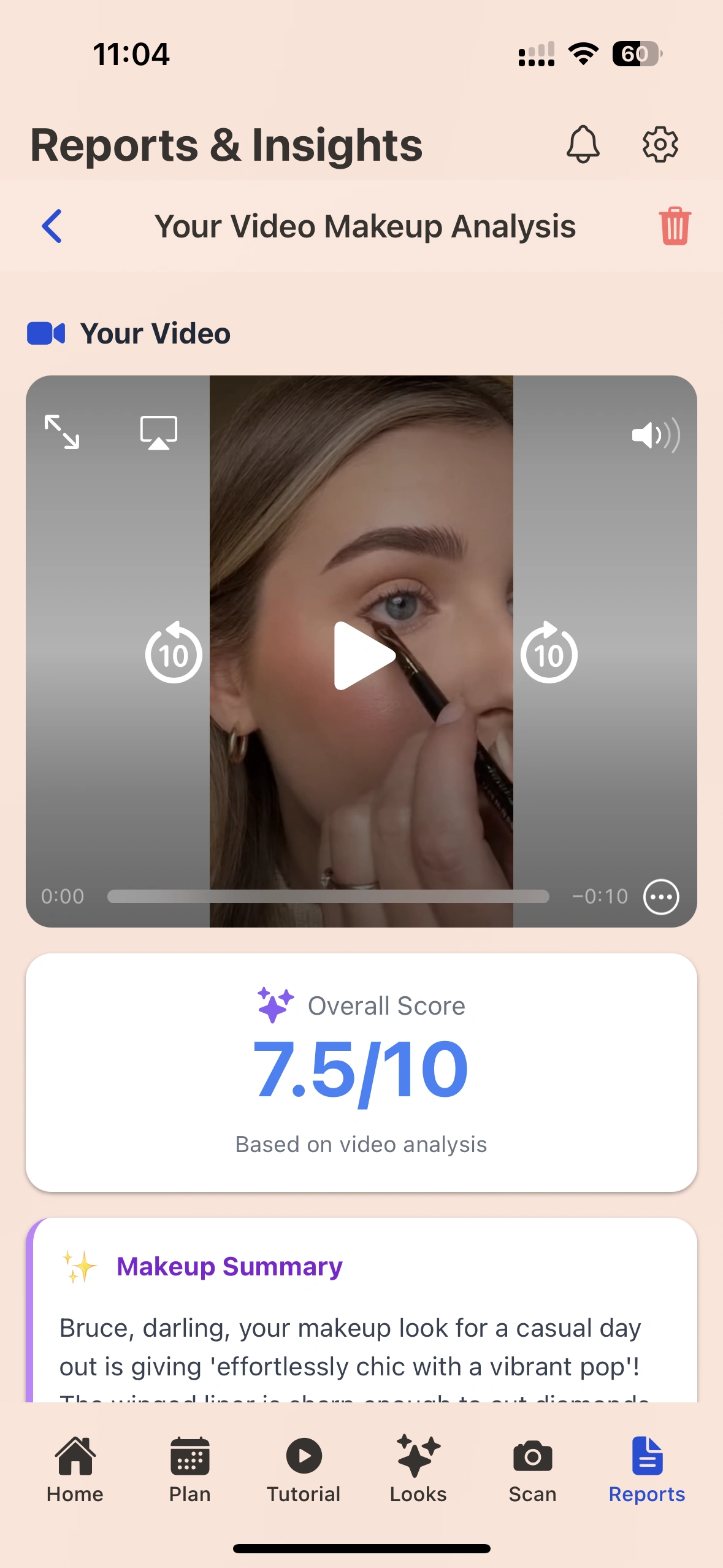 Makeup Analysis (Video)